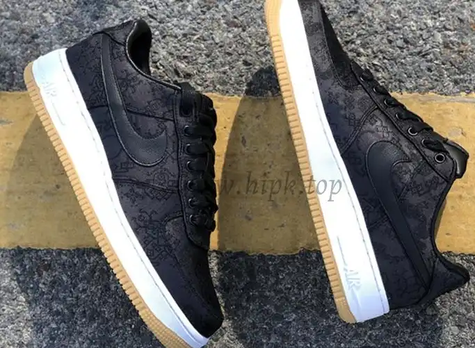 PK GOD CLOT x fragment x Nike Air Force 1 PRM BLACK retail materials ready to ship