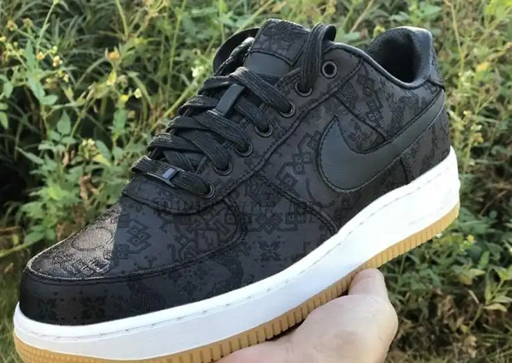 PK GOD CLOT x fragment x Nike Air Force 1 PRM BLACK retail materials ready to ship