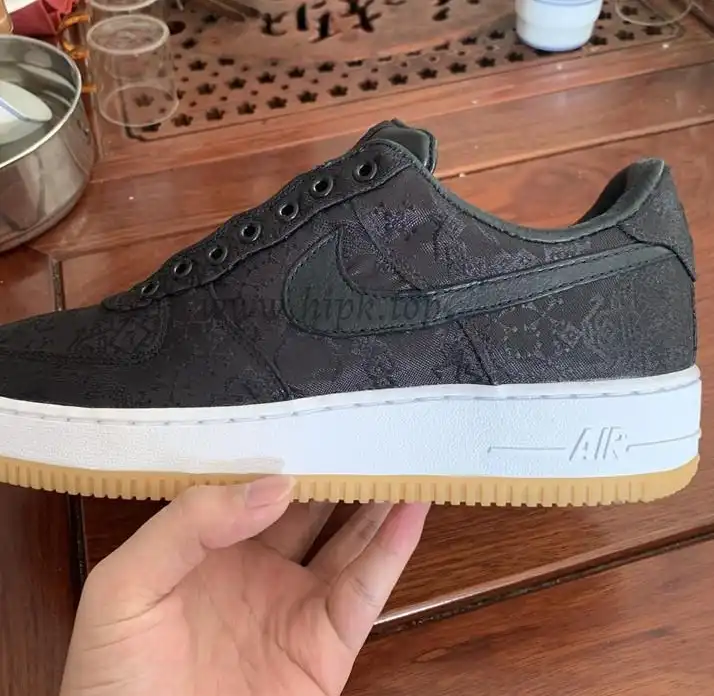 PK GOD CLOT x fragment x Nike Air Force 1 PRM BLACK retail materials ready to ship