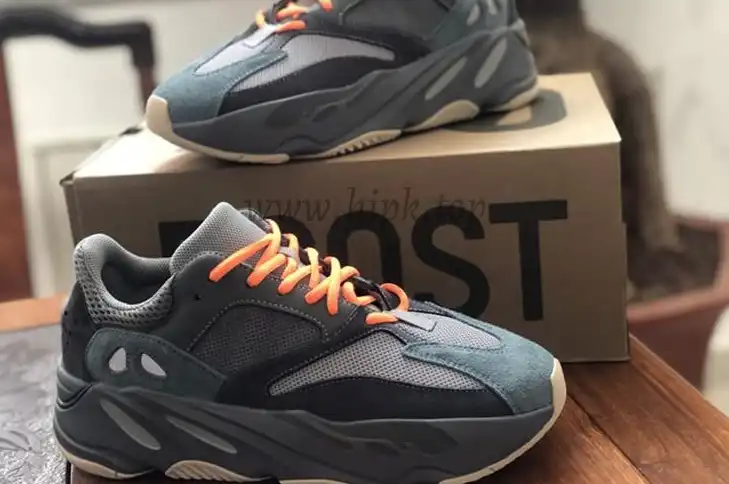 PK GOD YEEZY 700 BOOST Teal Blue RETAIL MATERIALS READY TO SHIP