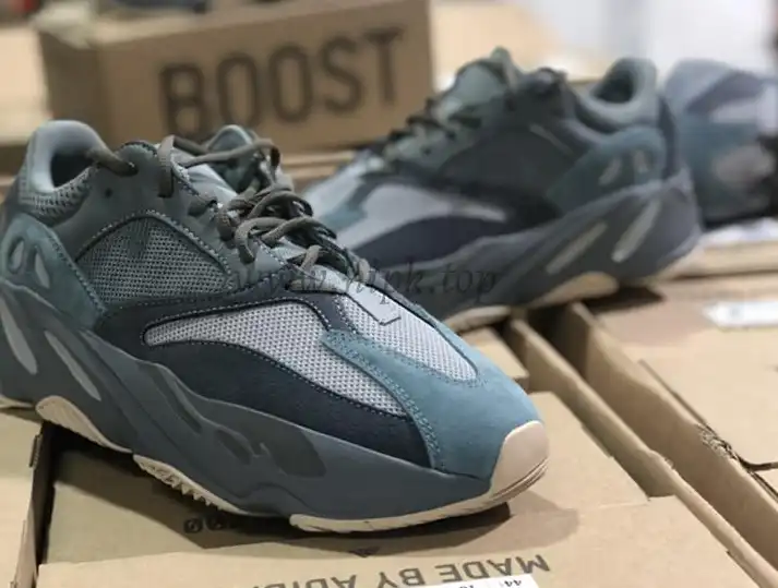 PK GOD YEEZY 700 BOOST Teal Blue RETAIL MATERIALS READY TO SHIP