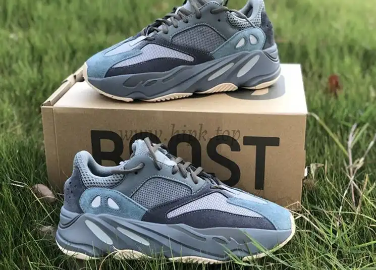 PK GOD YEEZY 700 BOOST Teal Blue RETAIL MATERIALS READY TO SHIP