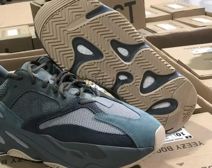 PK GOD YEEZY 700 BOOST Teal Blue RETAIL MATERIALS READY TO SHIP