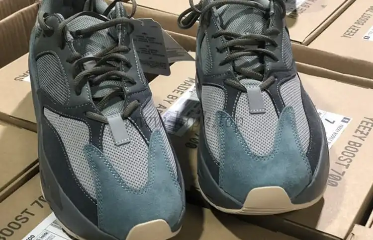 PK GOD YEEZY 700 BOOST Teal Blue RETAIL MATERIALS READY TO SHIP