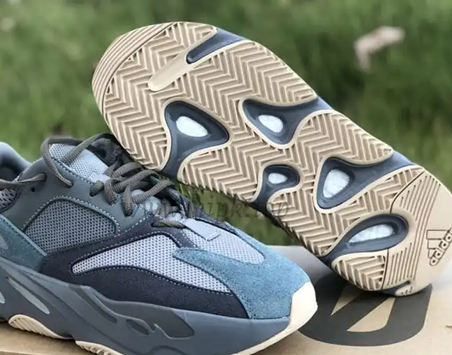 PK GOD YEEZY 700 BOOST Teal Blue RETAIL MATERIALS READY TO SHIP