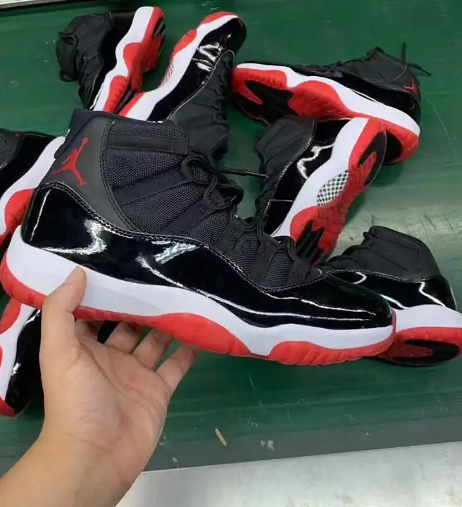 PK God 2019 year retail version Air Jordan 11 “Bred”retail materials ready to ship