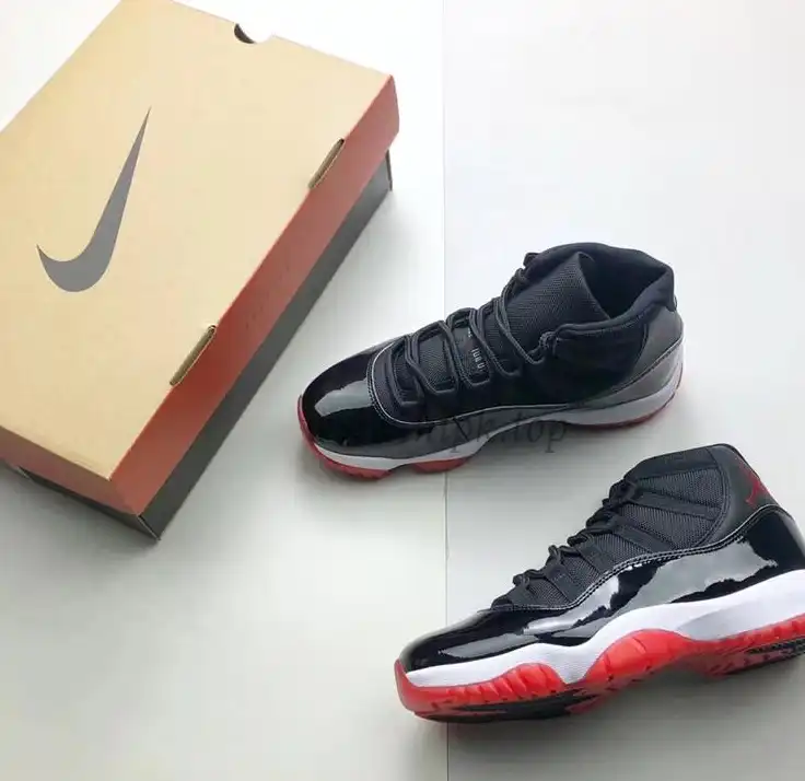 PK God 2019 year retail version Air Jordan 11 “Bred”retail materials ready to ship