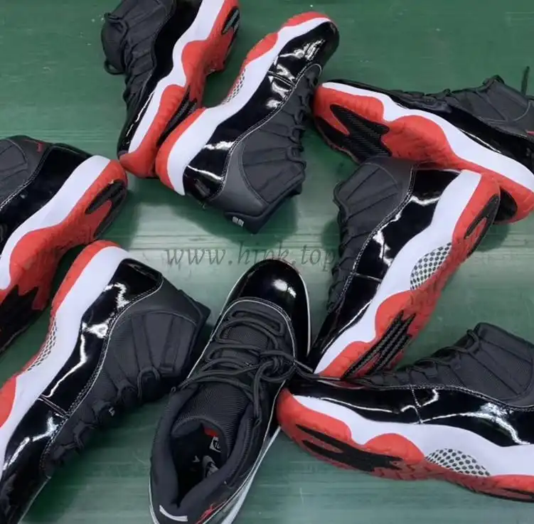 PK God 2019 year retail version Air Jordan 11 “Bred”retail materials ready to ship