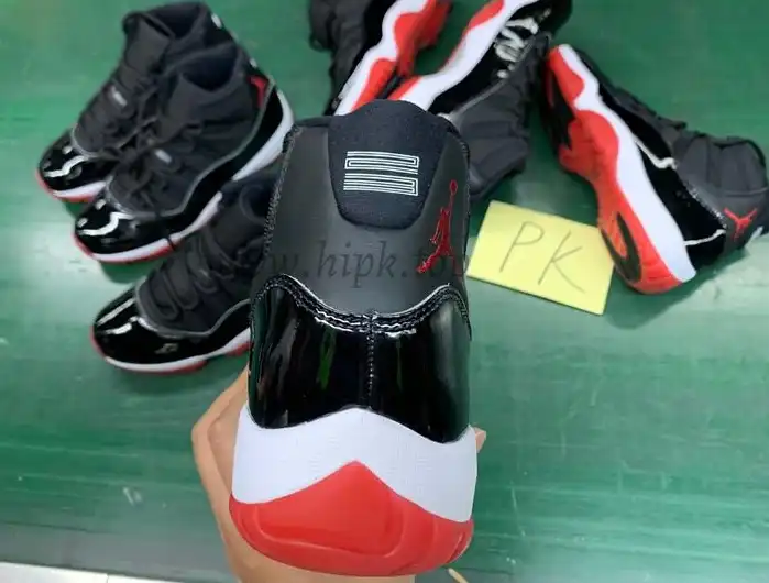 PK God 2019 year retail version Air Jordan 11 “Bred”retail materials ready to ship