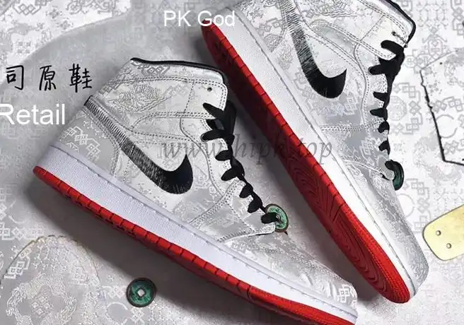 PK God air Jordan 1 mid fearless X Edison Chen retail materials ready to ship