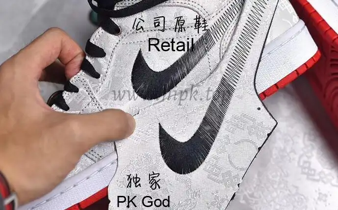 PK God air Jordan 1 mid fearless X Edison Chen retail materials ready to ship