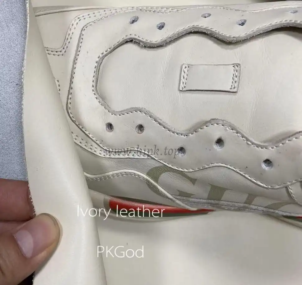 PKGOD RHYTON SNEAKER WHITE LEATHER logo tag BEST VERSION READY TO SHIP