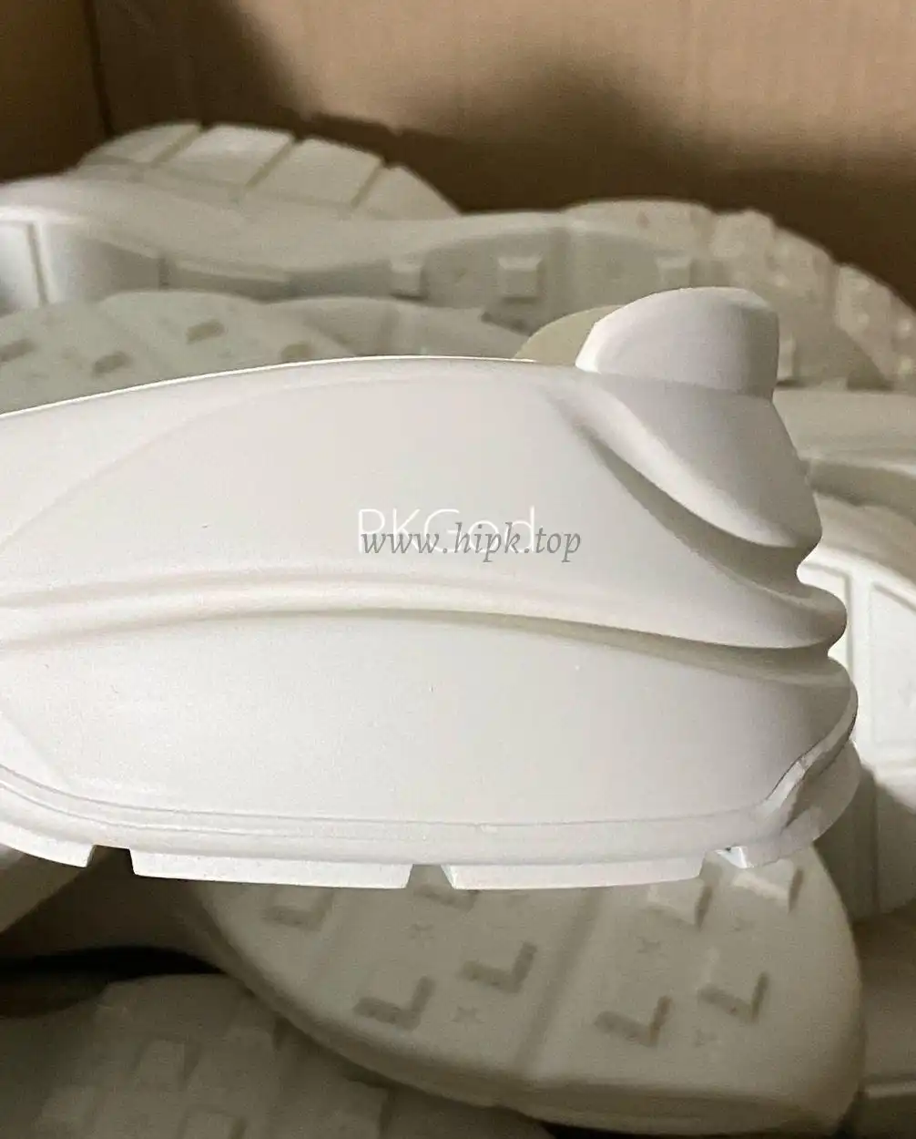 PKGOD RHYTON SNEAKER WHITE LEATHER logo tag BEST VERSION READY TO SHIP