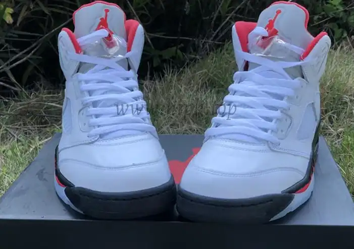 PK GOD Air Jordan 5 Fire Red retail materails ready to ship