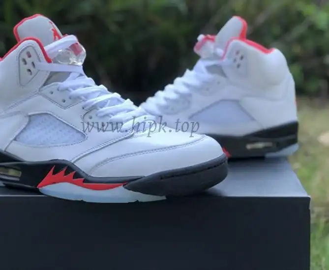 PK GOD Air Jordan 5 Fire Red retail materails ready to ship