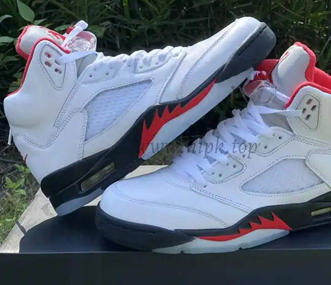 PK GOD Air Jordan 5 Fire Red retail materails ready to ship