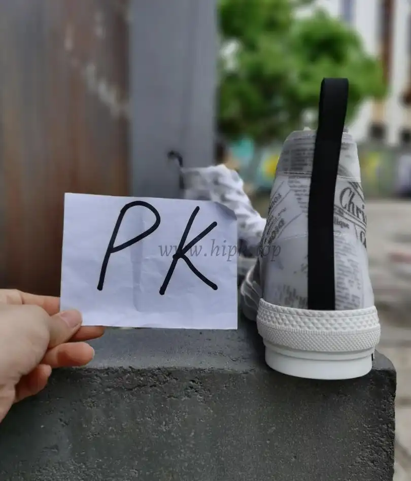 PK God Di*R retail version b23 high topWhite Canvas AND DANIEL ARSHAM Motif come with retail materials  total ready to ship