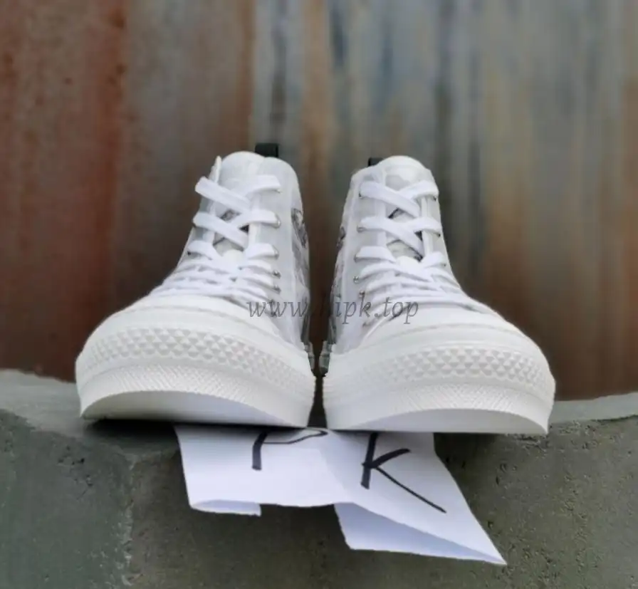 PK God Di*R retail version b23 high topWhite Canvas AND DANIEL ARSHAM Motif come with retail materials  total ready to ship