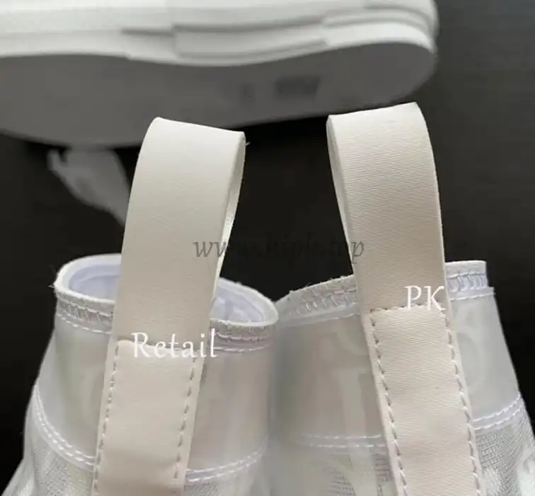 PK GOD Dior B33 TENNIS  DO  EMBROIDERED  CANV Gray & PINK RETAIL MATERIALS READY TO SHIP