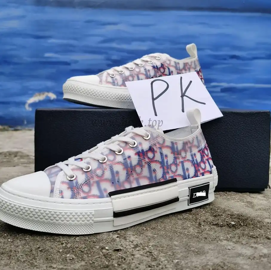 PK God Di*R retail version b23 lowtop red and blue come with retail materials total ready to ship