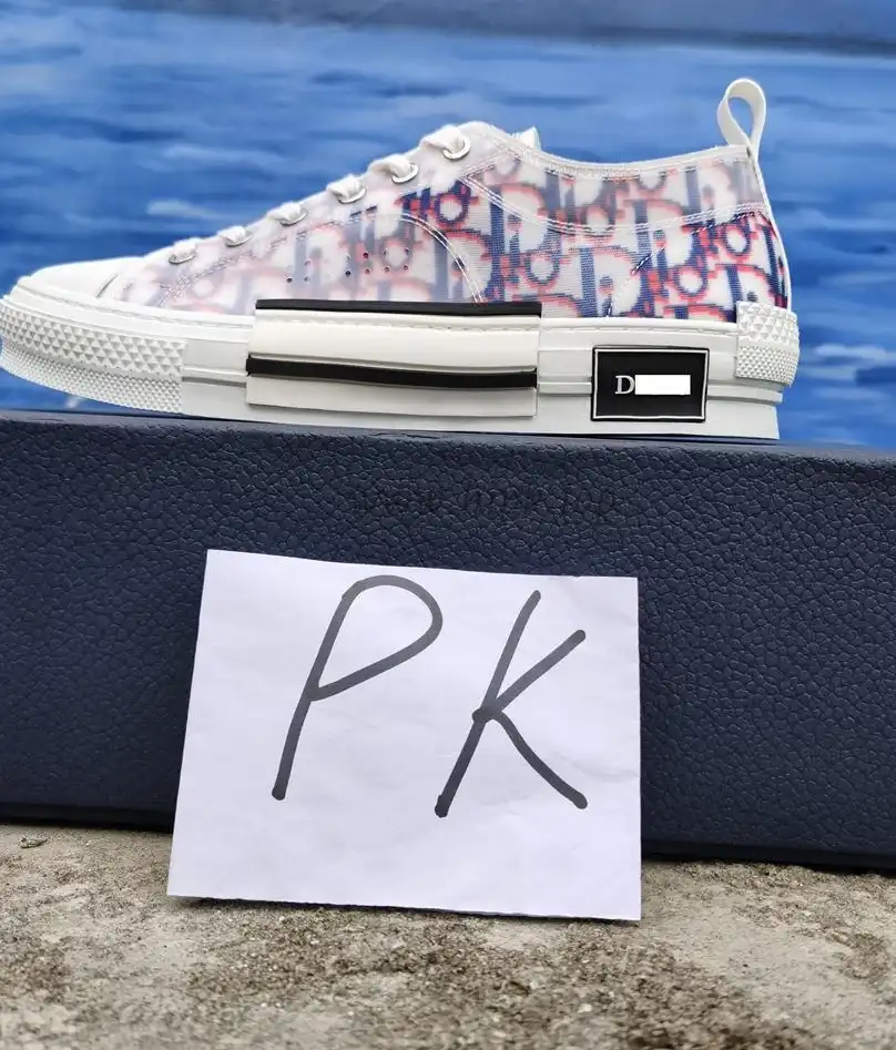 PK God Di*R retail version b23 lowtop red and blue come with retail materials total ready to ship