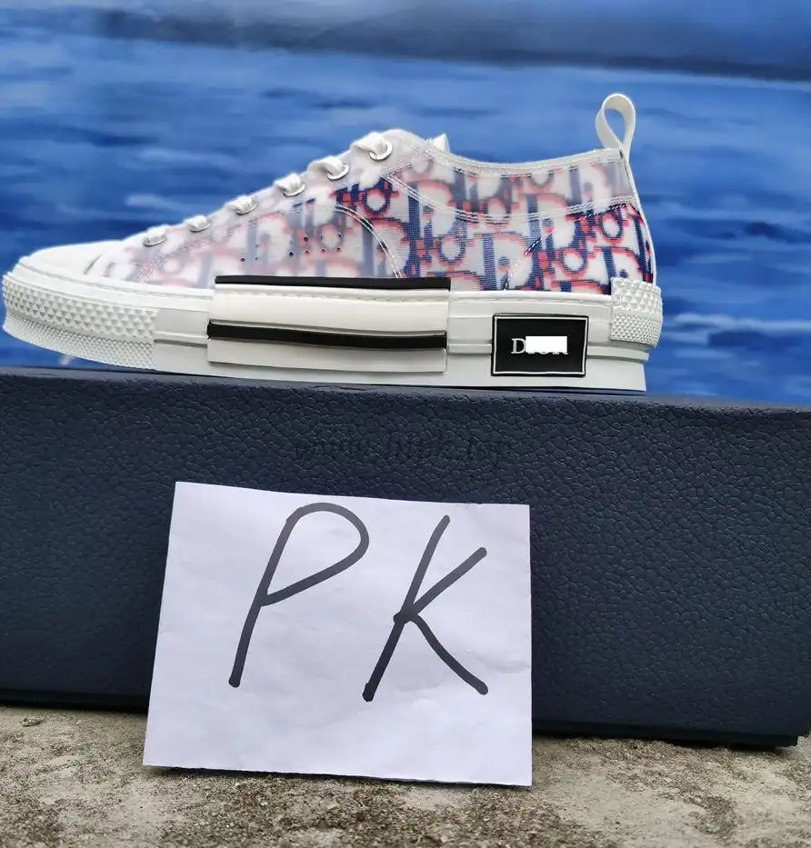 PK God Di*R retail version b23 lowtop red and blue come with retail materials total ready to ship