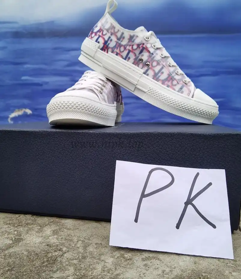 PK God Di*R retail version b23 lowtop red and blue come with retail materials total ready to ship