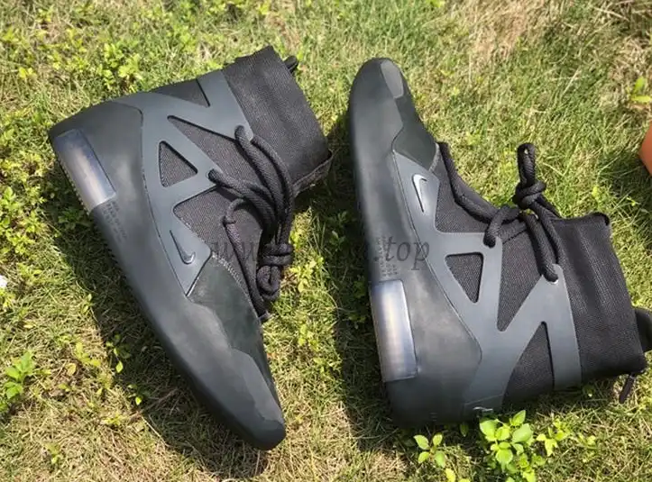 PK God Nike Air Fear of God 1 Triple Black retail materials ready to ship