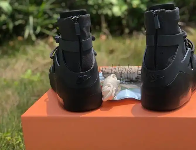 PK God Nike Air Fear of God 1 Triple Black retail materials ready to ship