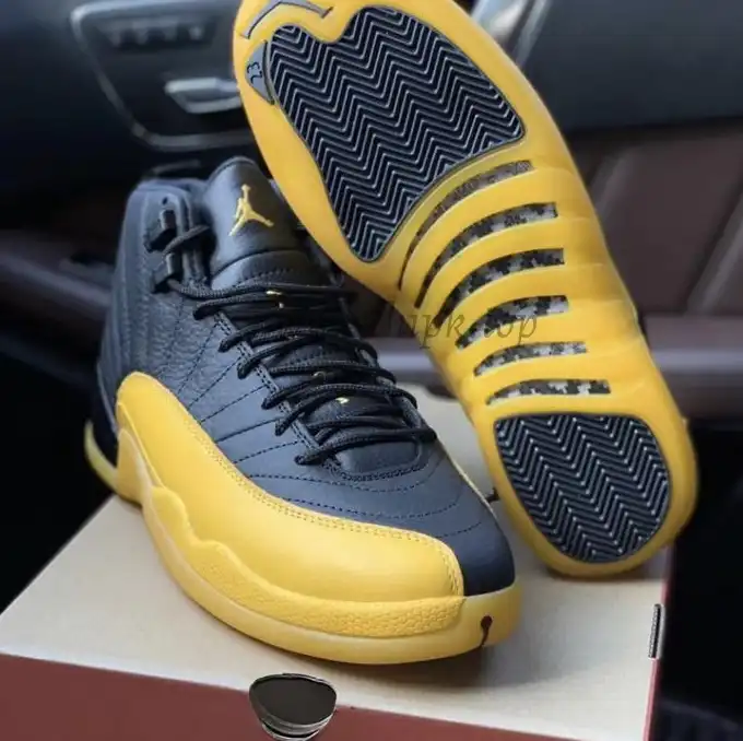 Pk God Air Jordan XII 12 university Gold retail materials ready to ship