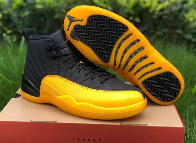 Pk God Air Jordan XII 12 university Gold retail materials ready to ship