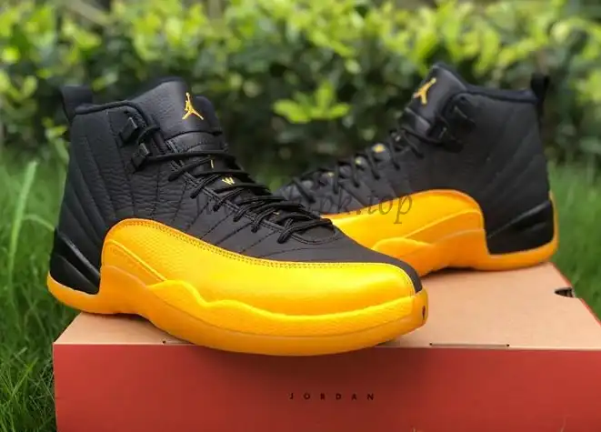 Pk God Air Jordan XII 12 university Gold retail materials ready to ship