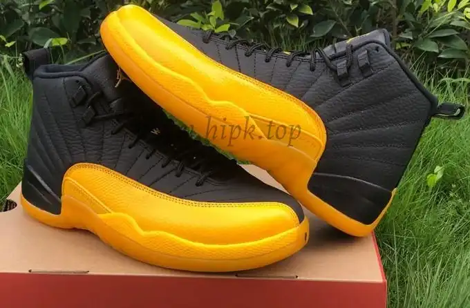 Pk God Air Jordan XII 12 university Gold retail materials ready to ship