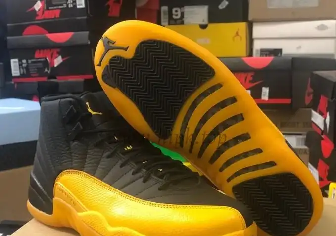 Pk God Air Jordan XII 12 university Gold retail materials ready to ship