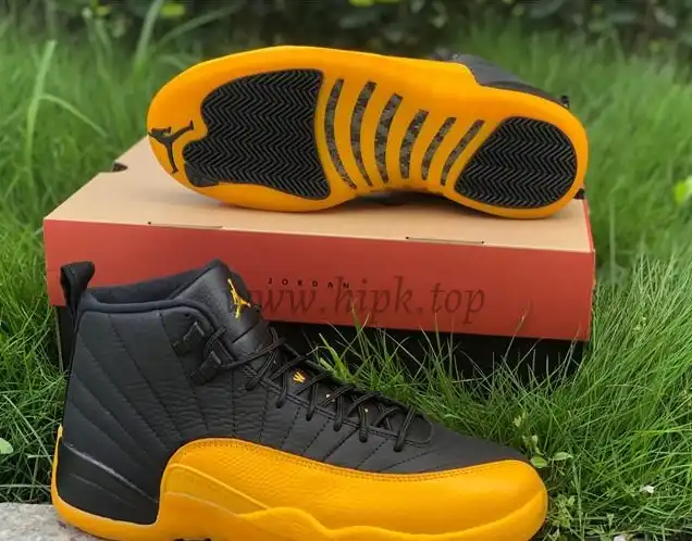 Pk God Air Jordan XII 12 university Gold retail materials ready to ship