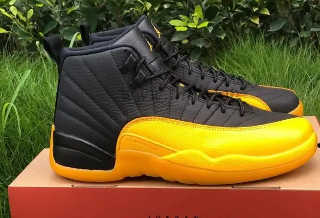 Pk God Air Jordan XII 12 university Gold retail materials ready to ship