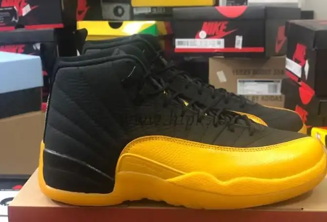 Pk God Air Jordan XII 12 university Gold retail materials ready to ship