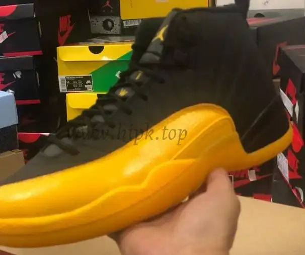 Pk God Air Jordan XII 12 university Gold retail materials ready to ship