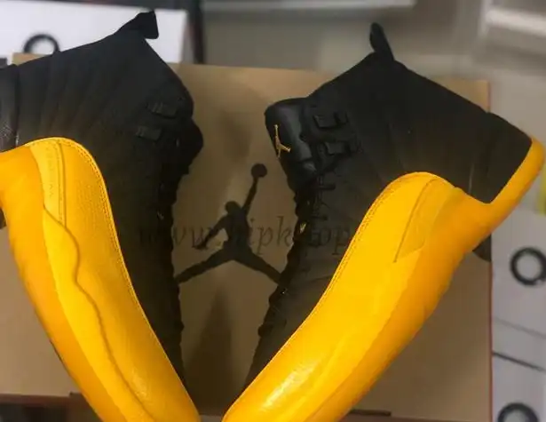 Pk God Air Jordan XII 12 university Gold retail materials ready to ship