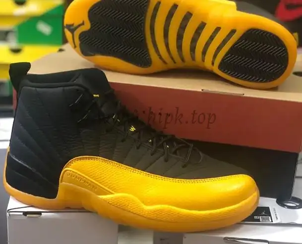 Pk God Air Jordan XII 12 university Gold retail materials ready to ship