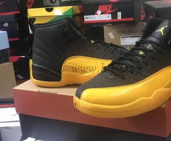 Pk God Air Jordan XII 12 university Gold retail materials ready to ship