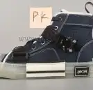 PK GOD Dior B57 MID-TOP SNEAKER  Gray and white RETAIL MATERIALS READY TO SHIP