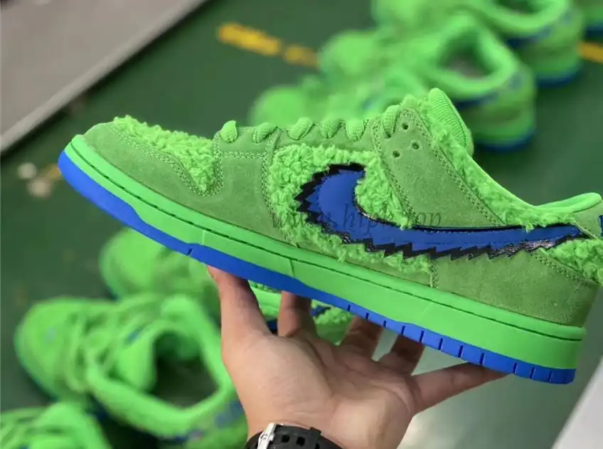 PKGOD exclusive Grateful Dead X SB dunk low pro Green bear ready to ship