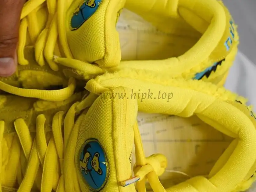 PKGOD exclusive Grateful Dead X SB dunk low pro Opti Yellow ready to ship