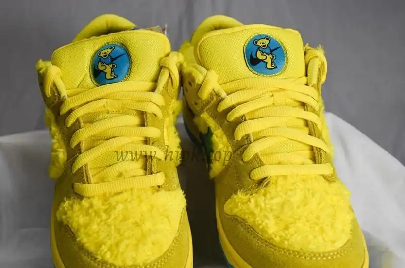 PKGOD exclusive Grateful Dead X SB dunk low pro Opti Yellow ready to ship