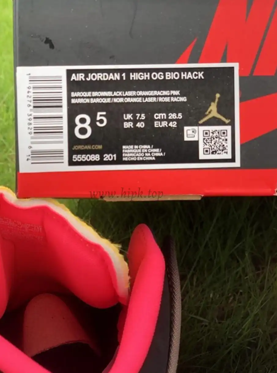 PK GOD Air Jordan 1 High OG “Bio Hack”retail materials ready to ship