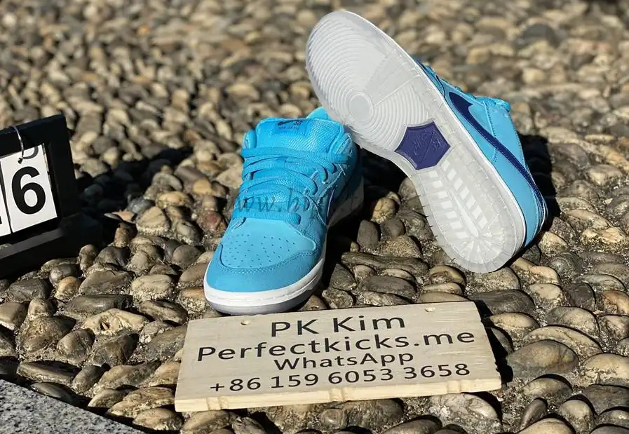 Pk God Nike dunk Sb low blue Furyretail materials ready to ship