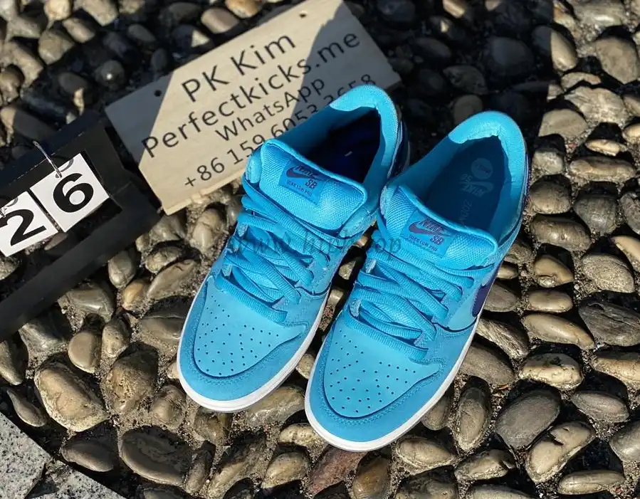 Pk God Nike dunk Sb low blue Furyretail materials ready to ship