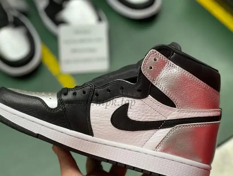 Pk god air Jordan 1 OG retro silver toe retail materials ready on March 10th