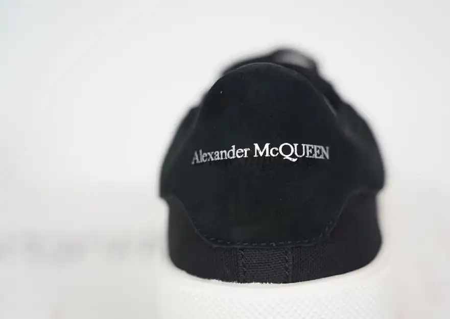 PK GOD ALXNDER MC MCQUEEN PARIS lowBlackSUEDE HEEL BEST VERSION READY TO SHIP